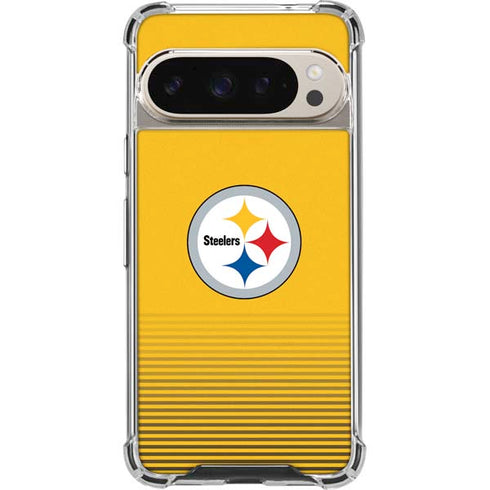 NFL Pittsburgh Steelers Breakaway Pixel 9/9 Pro Clear Case